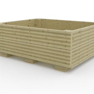 GrowCrate wooden economic planters