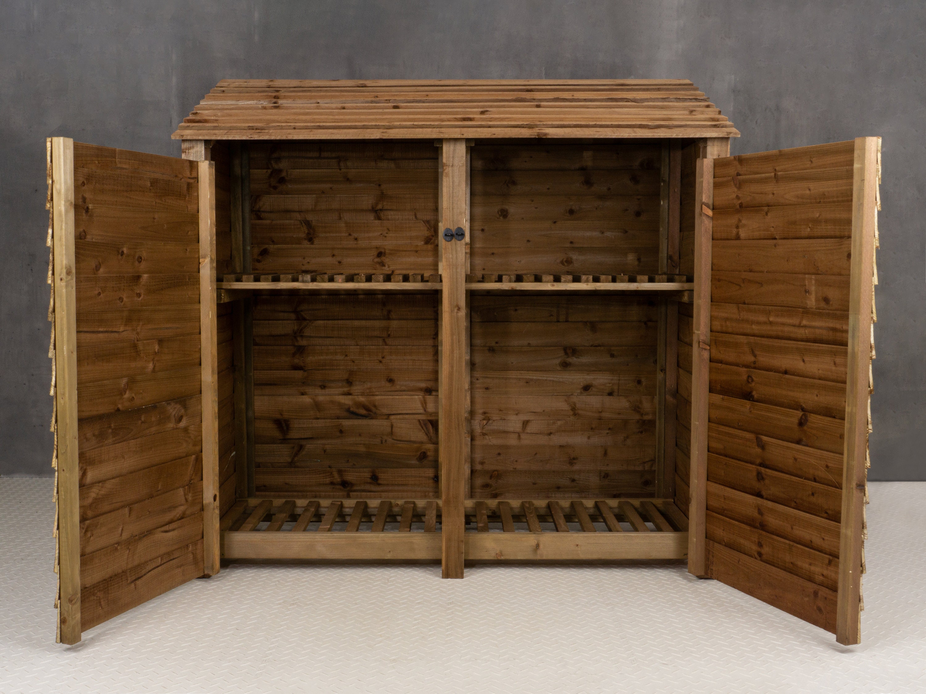 Wooden Log Store With Doors 6ft Firewood Storage Width 1870mm Etsy UK