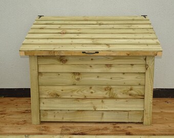 Outdoor storage box for firewood sale