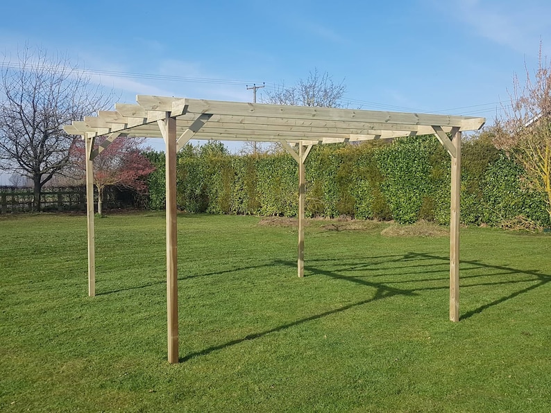Wooden Garden Pergola Kit Exclusive Pergola Range Etsy UK