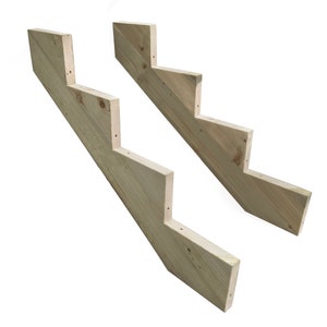 Decking Step Stringer Kit Light Green (natural) - Etsy