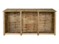 Wooden log store 6ft, Firewood Storage Width 3350mm x Height 1800mm x Depth 880mm