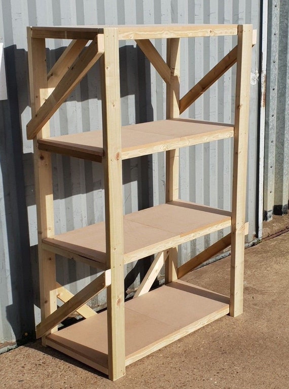 Wooden shelves: Four Tier