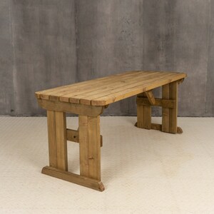 Hollies Outdoor Dining Table Set | Solid Wood Garden Furniture | Heavy ...