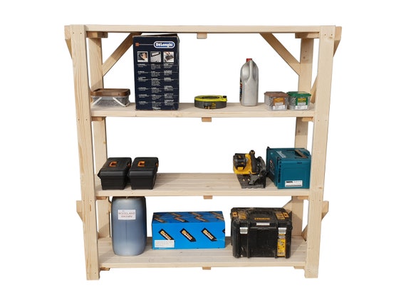 DIY Garage Shelves / Shelf / Workbench / Storage / industrial