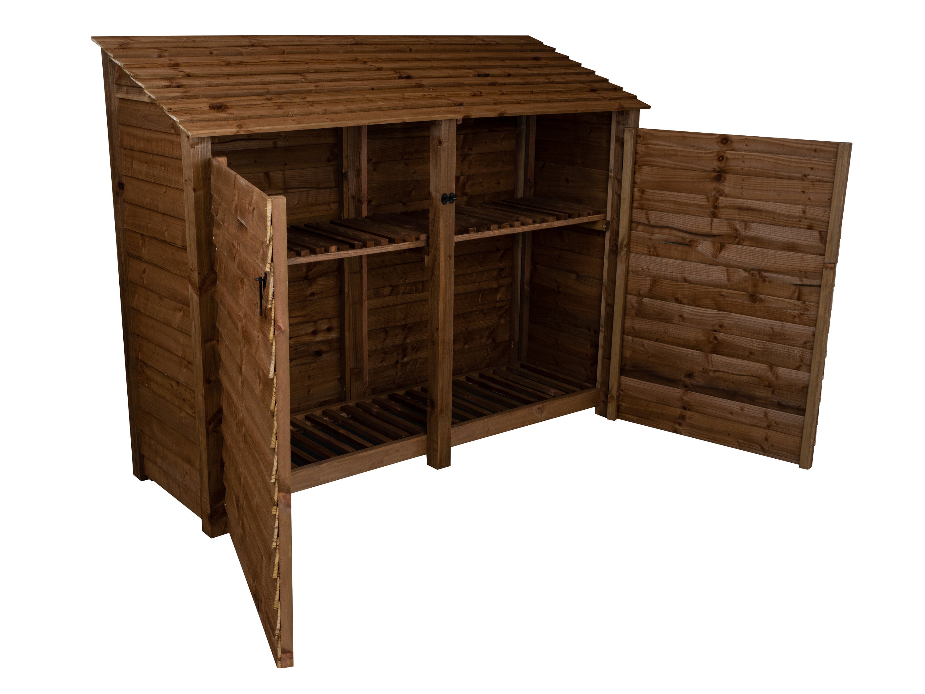 Wooden Log Store With Doors 6ft Firewood Storage Width 2270mm Etsy UK