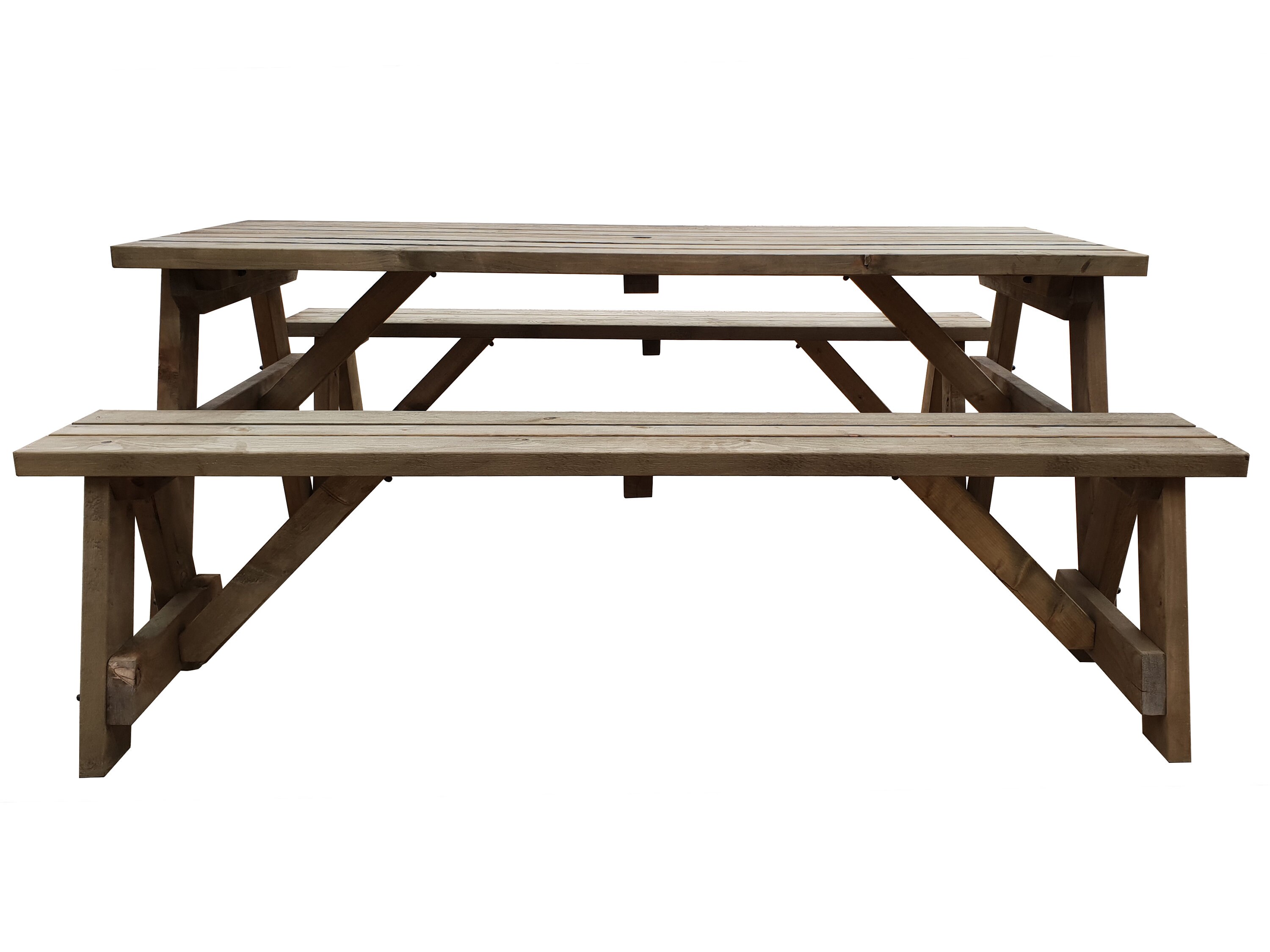 Wooden Picnic Table and Bench Set Victoria Etsy UK