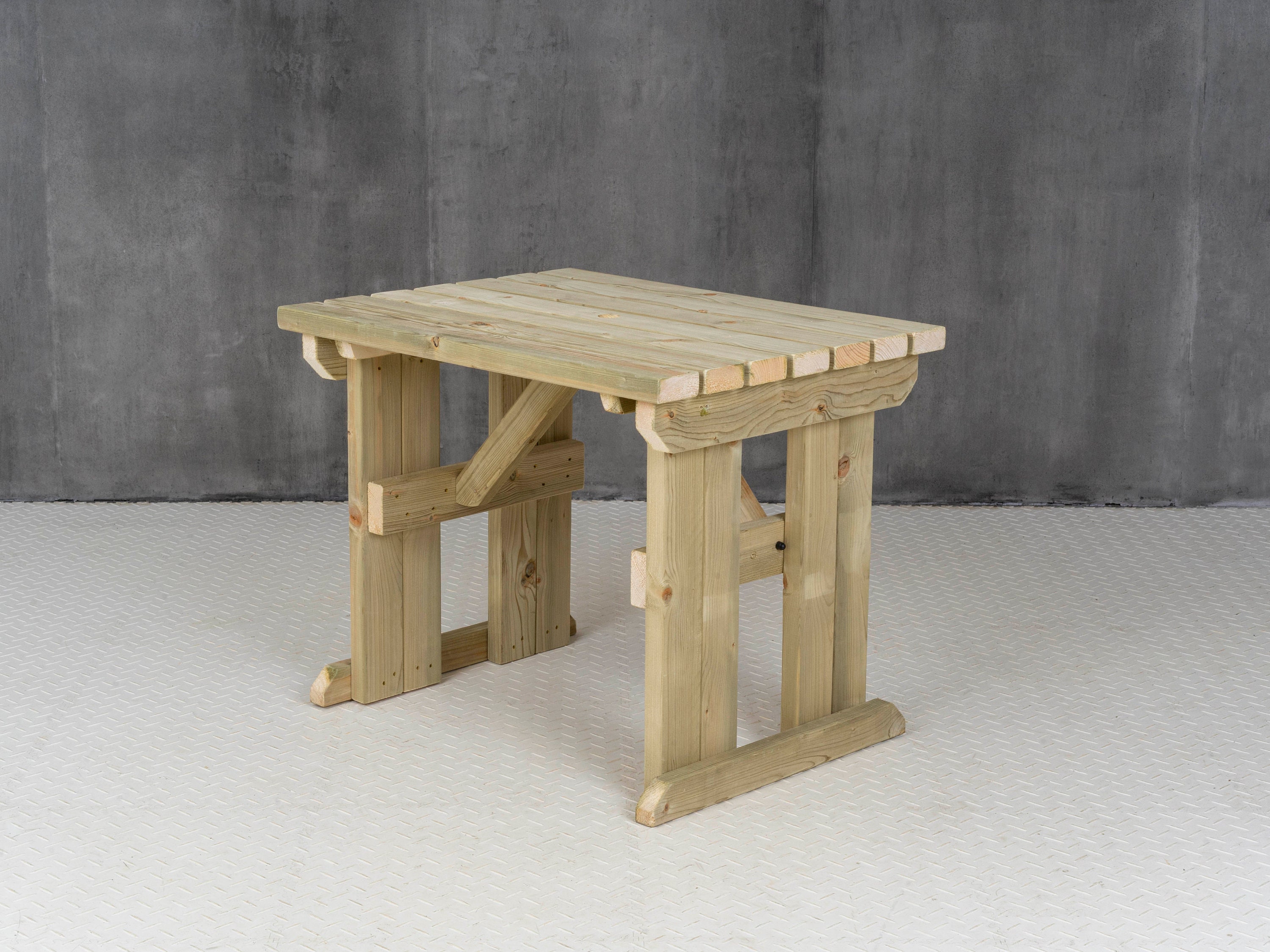 Wooden Garden Dining Table - Hollies Range - Heavy Duty Outdoor Wood ...