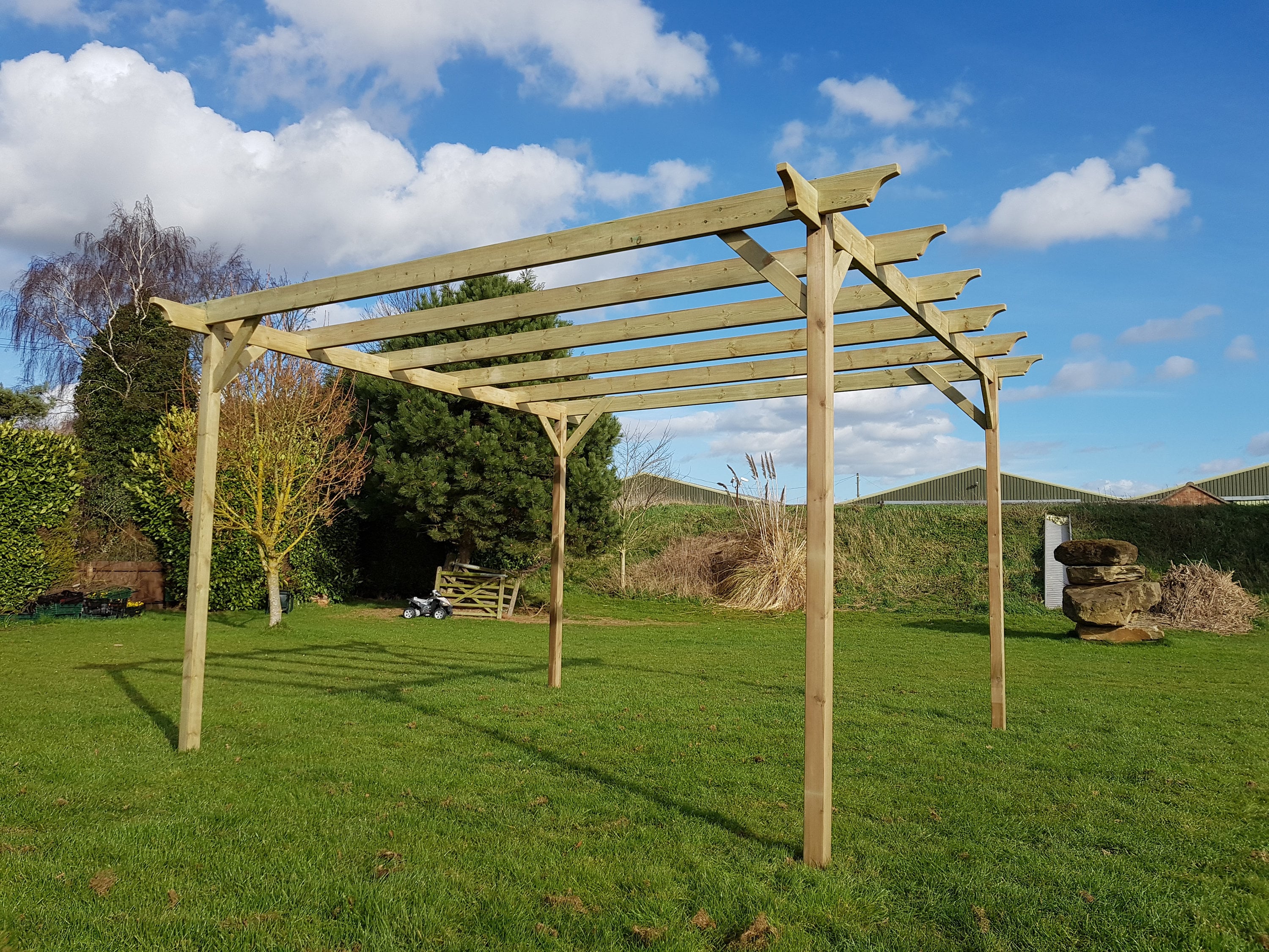 Wooden Garden Pergola Kit Exclusive Pergola Range Champion Etsy UK