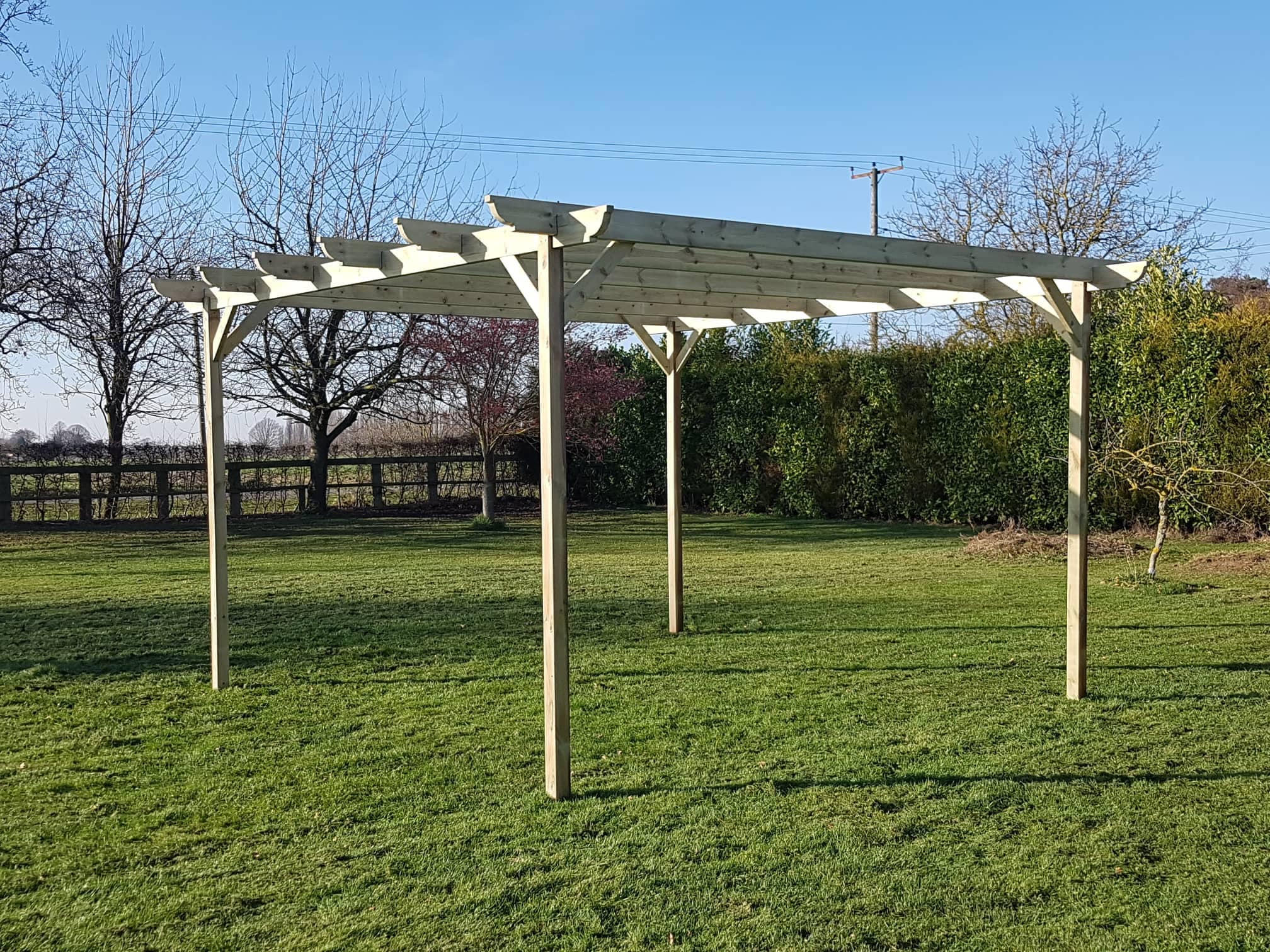 Wooden Garden Pergola Kit Exclusive Pergola Range Corbel Etsy