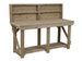 Wooden Indoor/Outdoor Workbench With Back Panel 