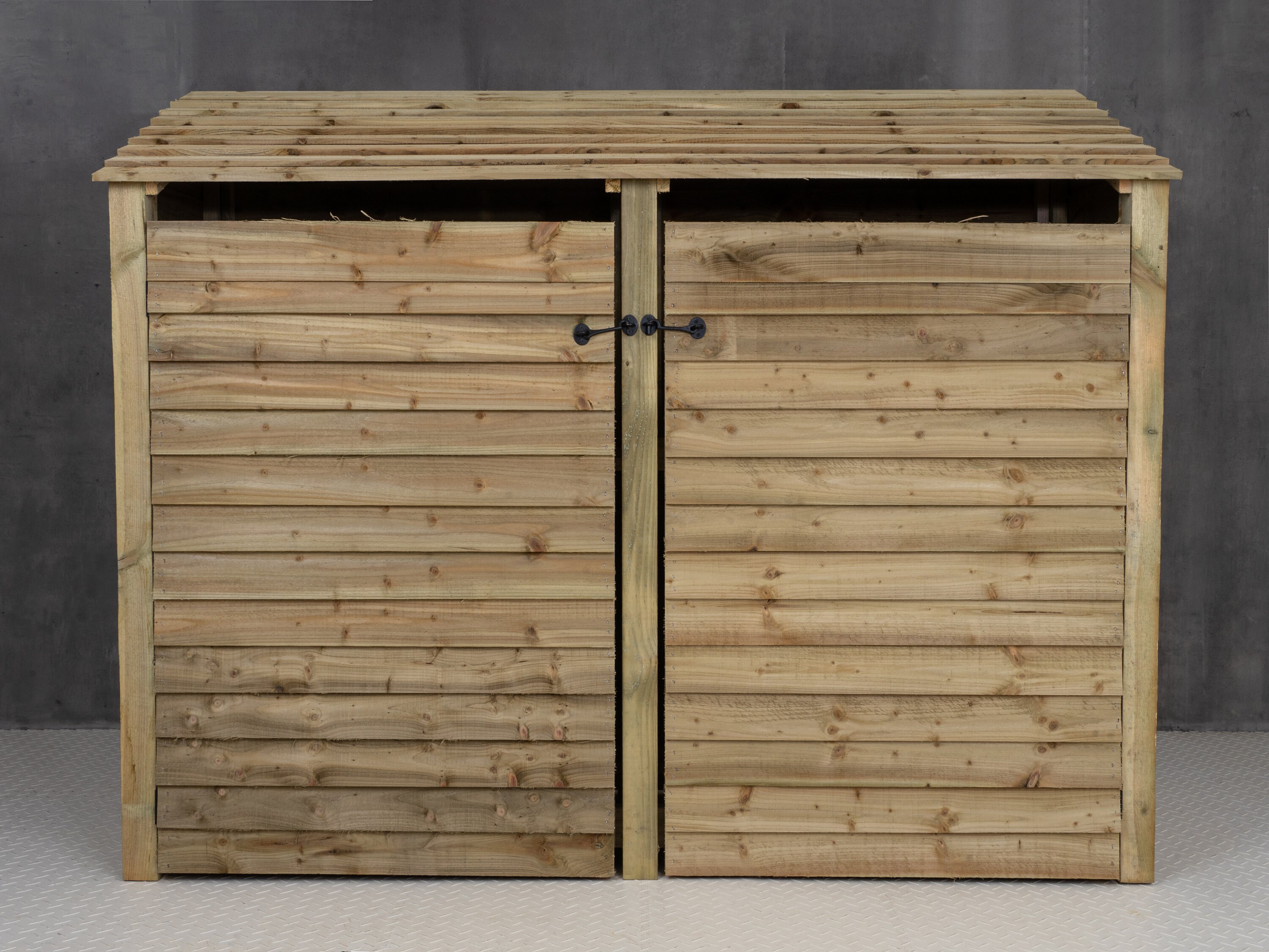 Wooden Log Store With Doors 6ft Firewood Storage Width 2270mm Etsy UK