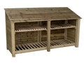 Log Store Width 2270mm x Height 1260mm x Depth 880mm