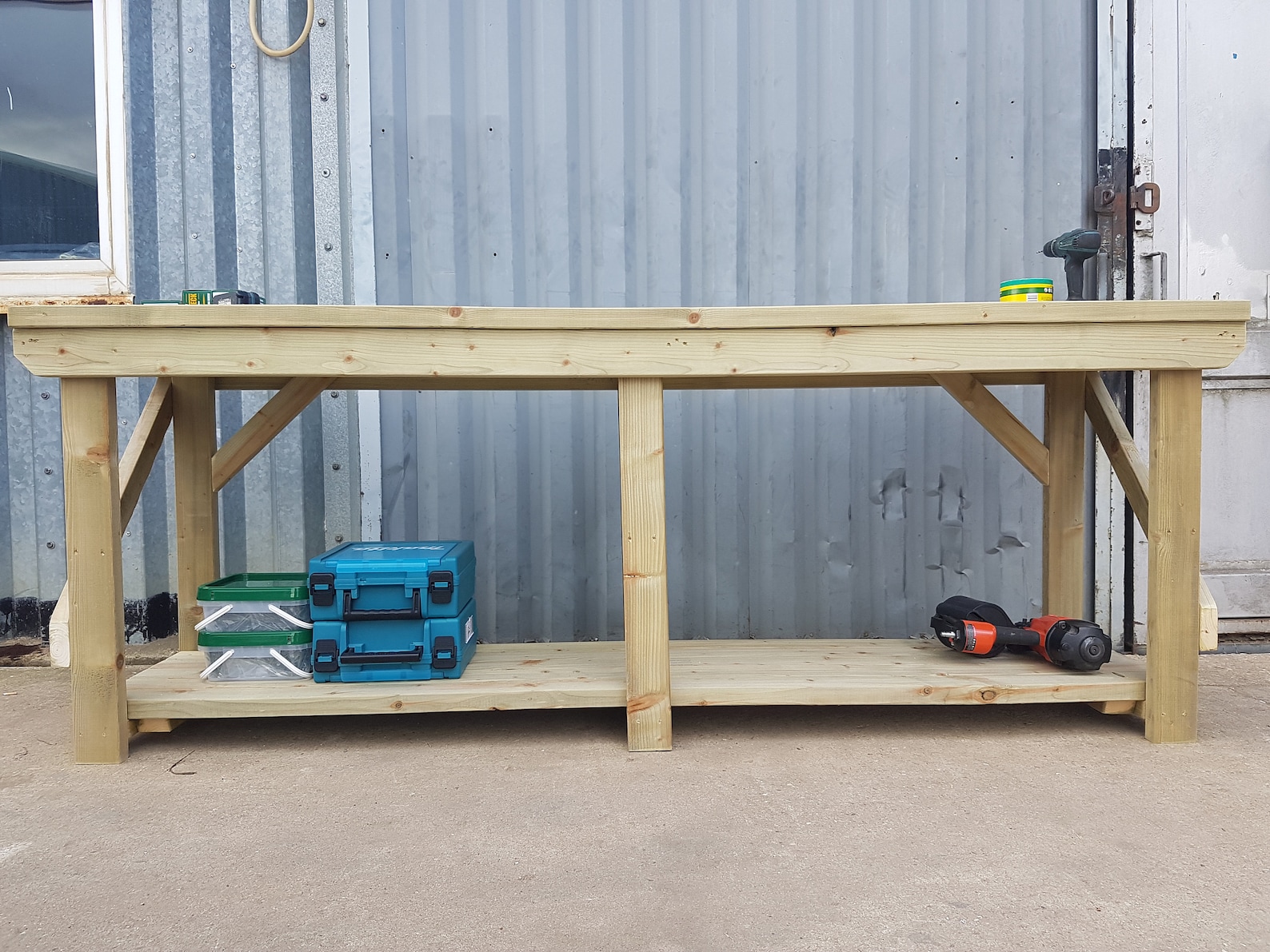 Wooden Indoor/Outdoor Workbench Etsy