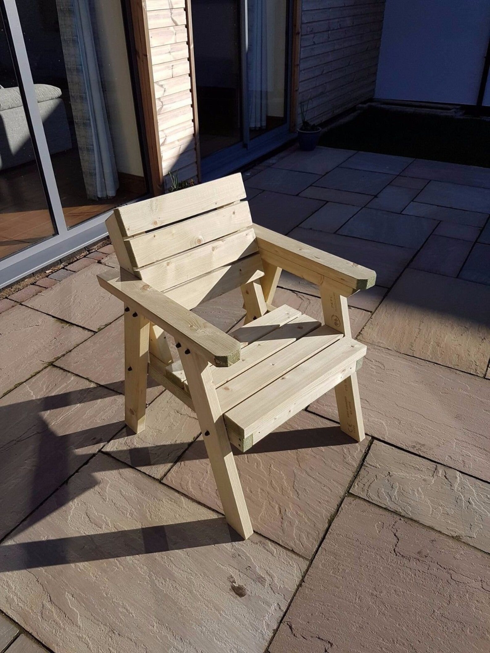 Wooden Garden Fence Bench/seat Consilium Brand Etsy UK