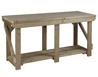 Wooden Indoor/Outdoor Workbench