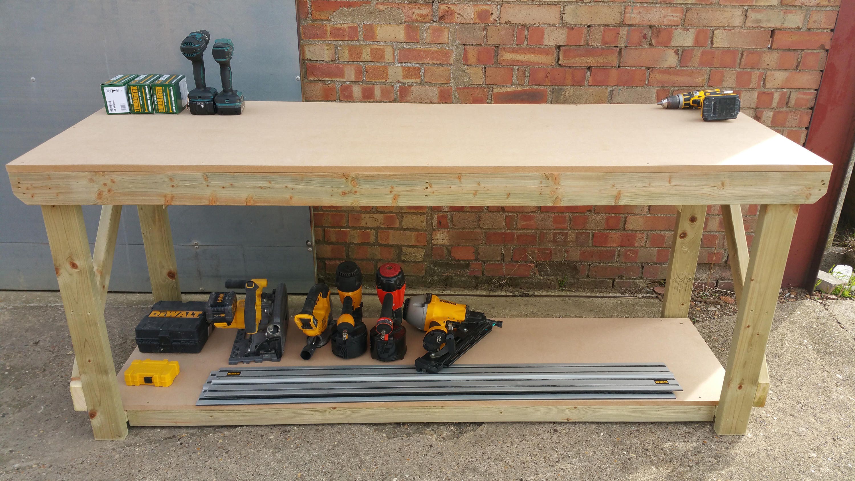 Wooden Workbench MDF Top - Etsy UK