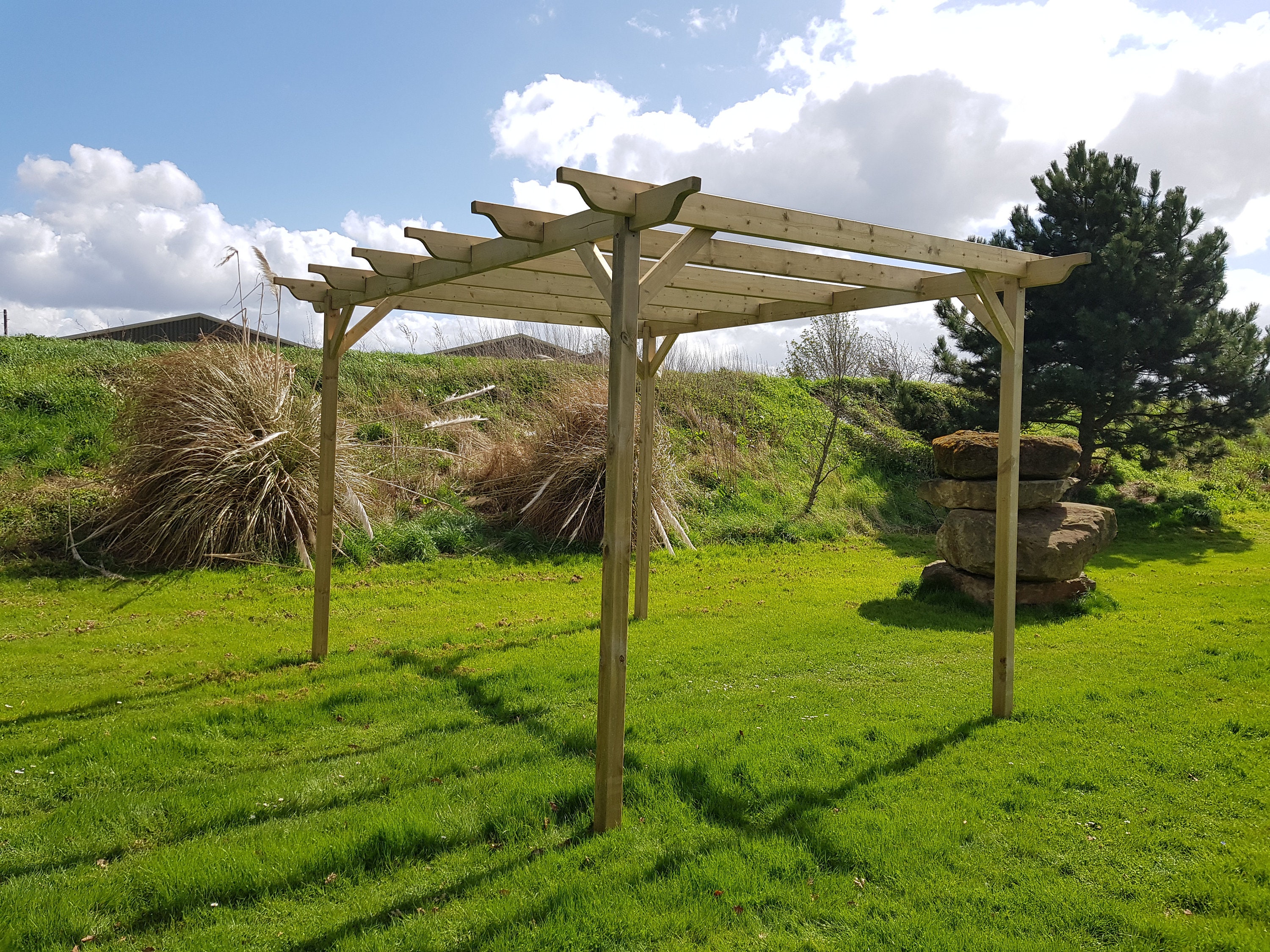 Wooden Garden Pergola Kit Exclusive Pergola Range 9 - Etsy UK