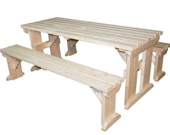 ALASKA Picnic Table Bench - 3FT to 7FT