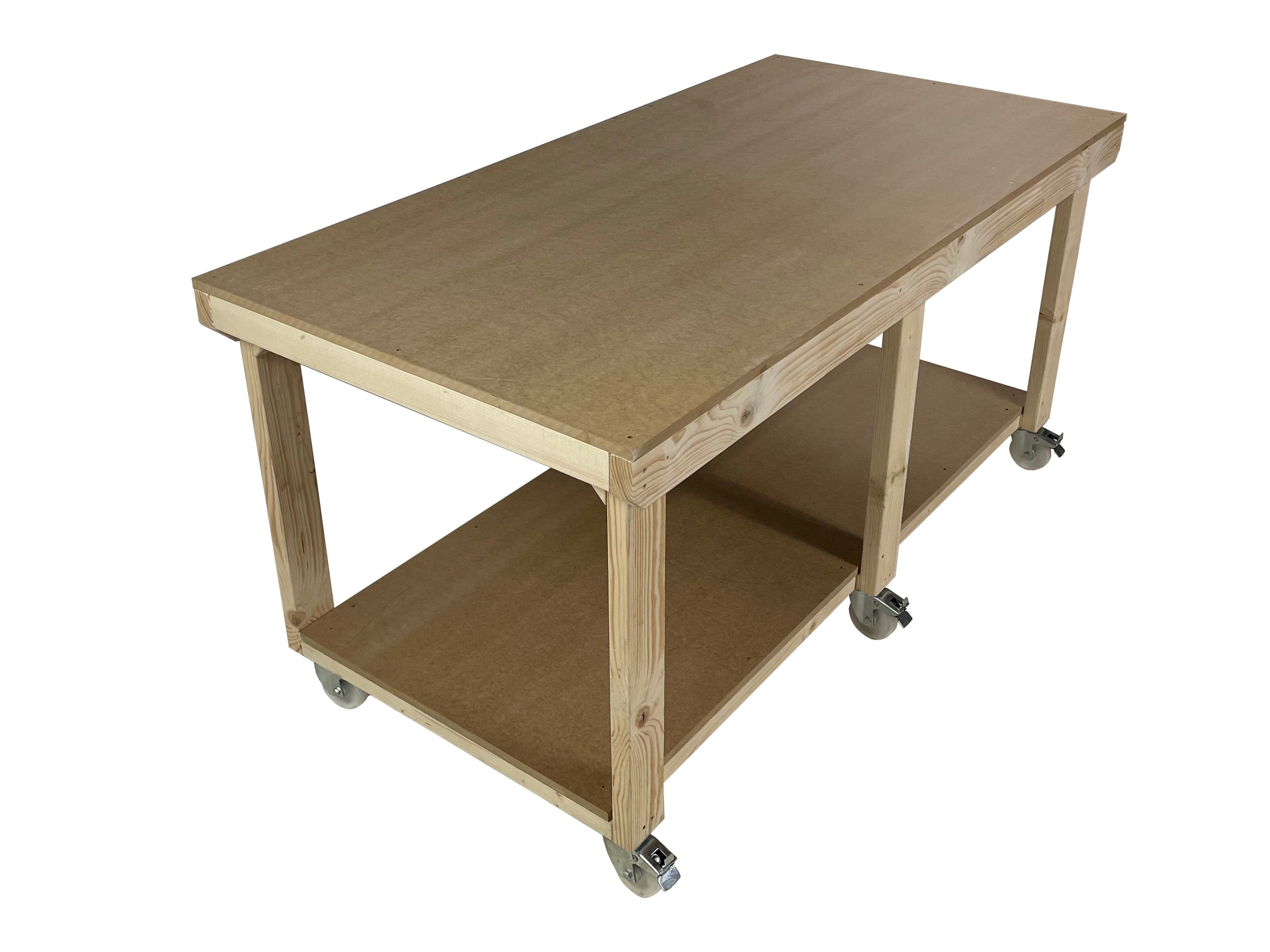 Wooden MDF Top Wide Workbench 4ft to 8ft in Length 3ft Depth Etsy