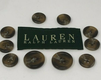 ralph lauren navy blazer replacement gold buttons