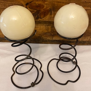 2 Bedspring Candle Holders  or  Electric Scented Ceramic Bird Candle or  Round Copper Candle sconce or   3 Rustic Candle Sticks.