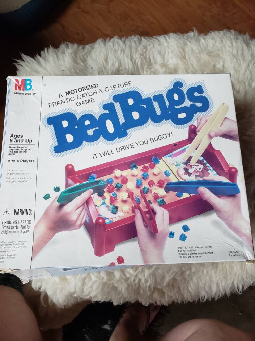 Vintage Bed Bugs Game From the 1980's. Motorized. FREE SHIPPING Etsy