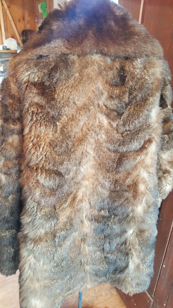 Vintage genuine rabbit fur womens coat Andersons … - image 4