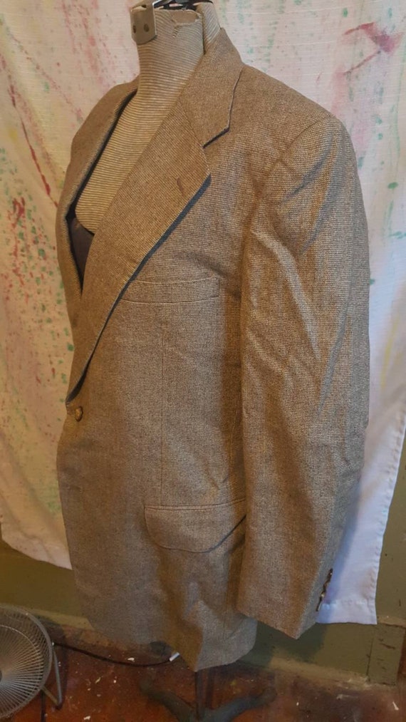 Vintage 1980s era mens three piece suit by Halsto… - image 4