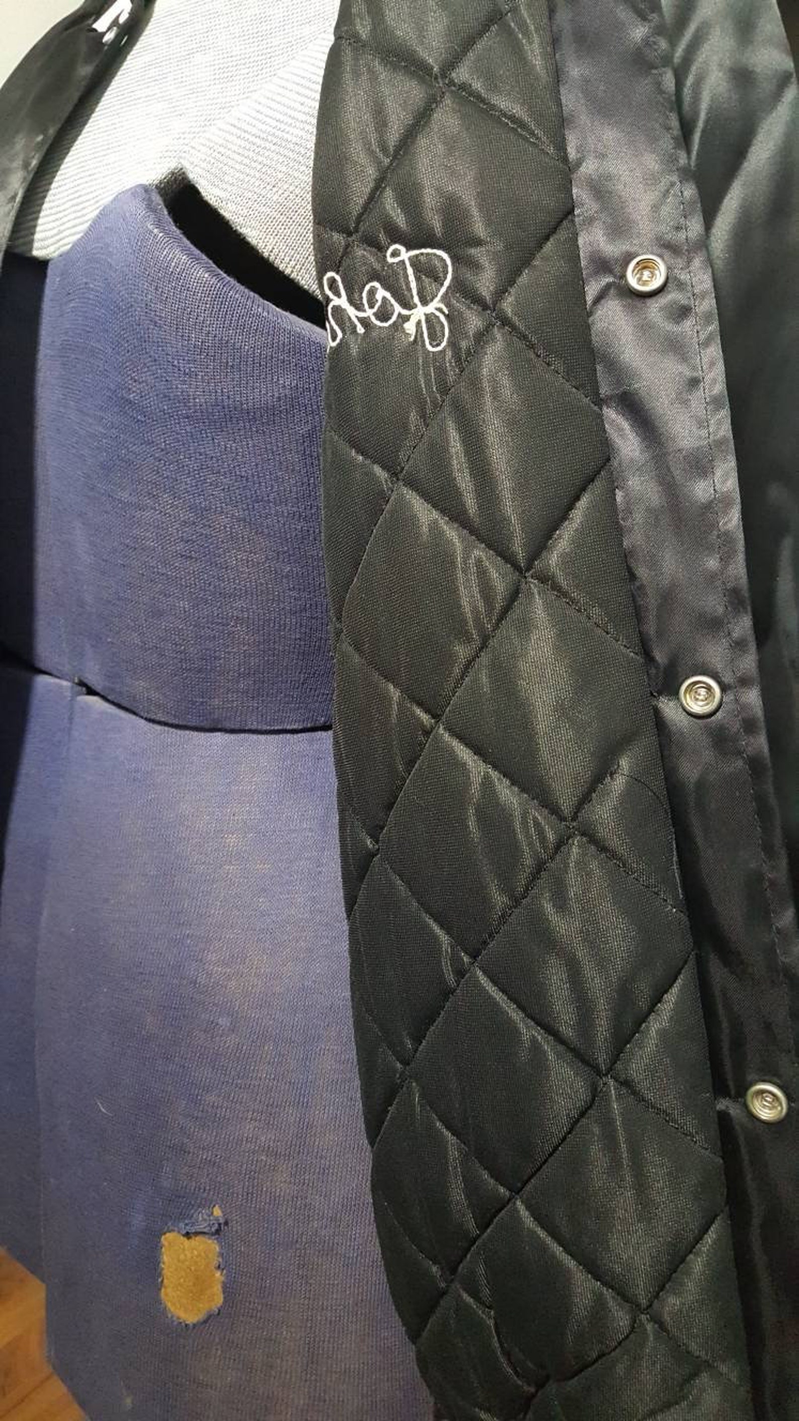 Vintage 1960s Era Men's Black Satin Bowling Jacket. Etsy