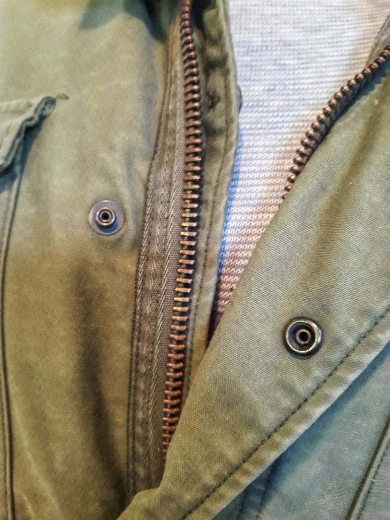 Vintage M-65 Army Jacket. Field Cotton Sateen. Size S/small. - Etsy