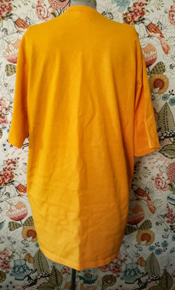 Vintage 1980s era bright gold Champion brand T sh… - image 3