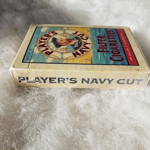 Player&#39;s Navy cut filter cigarettes playing cards