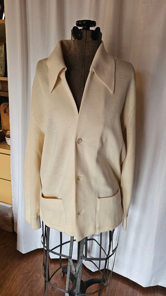 Vintage Pendleton wool cardigan sweater/jacket, cr