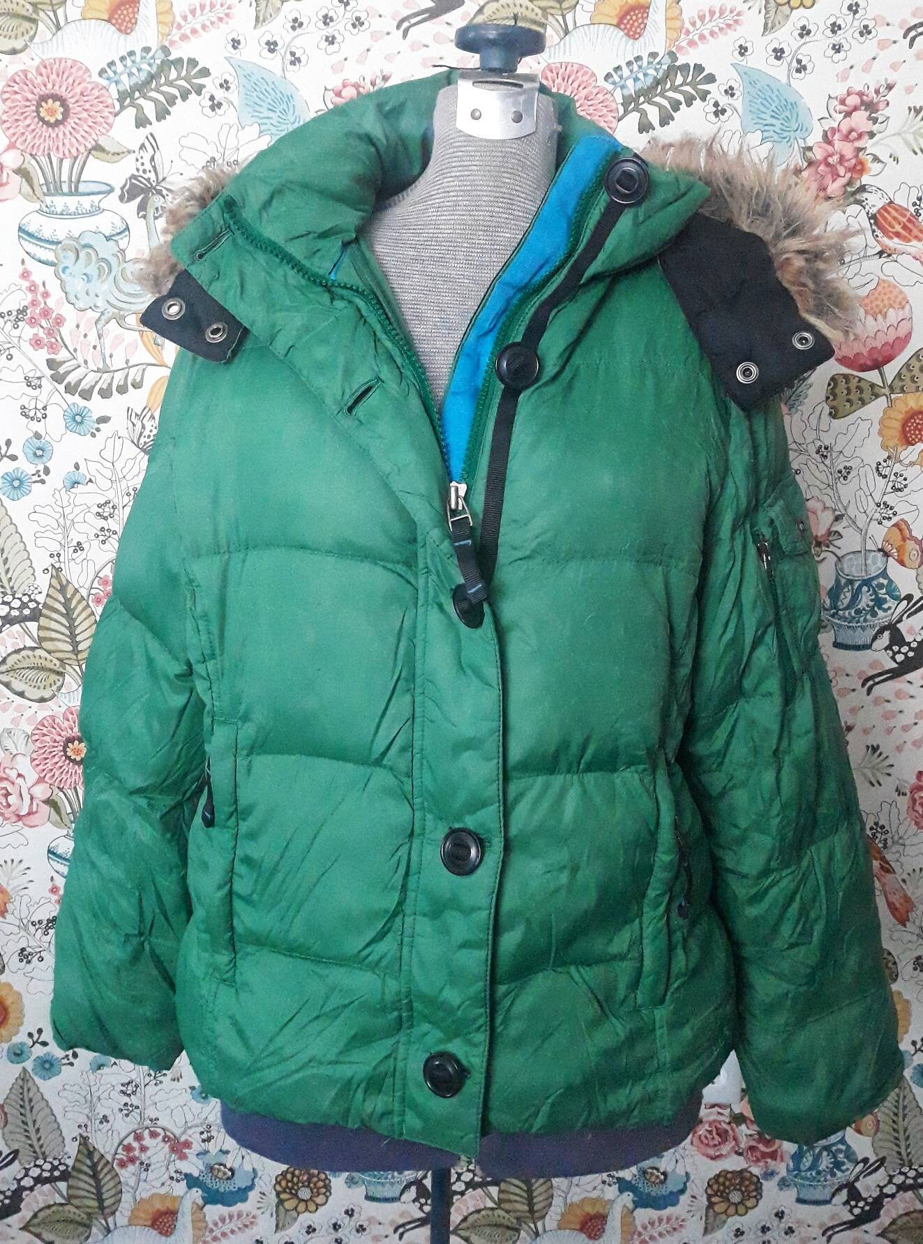 ladies down filled parka