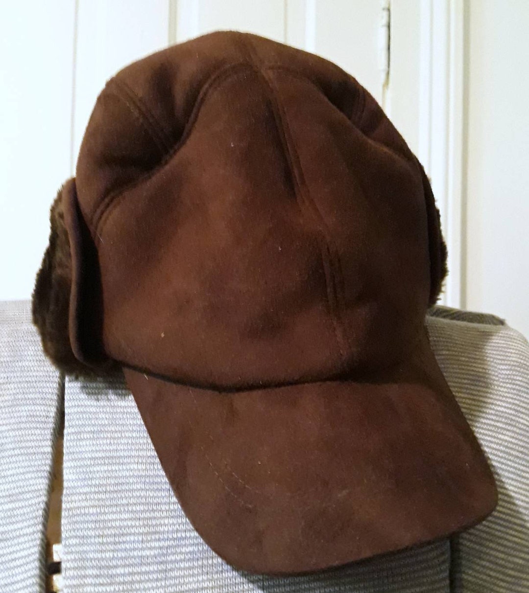 New Without Tags Men's Brown Trapper Hat. Brown Faux Etsy
