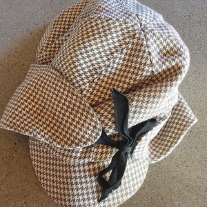Vintage deer stalker Sherlock Holmes type hat.