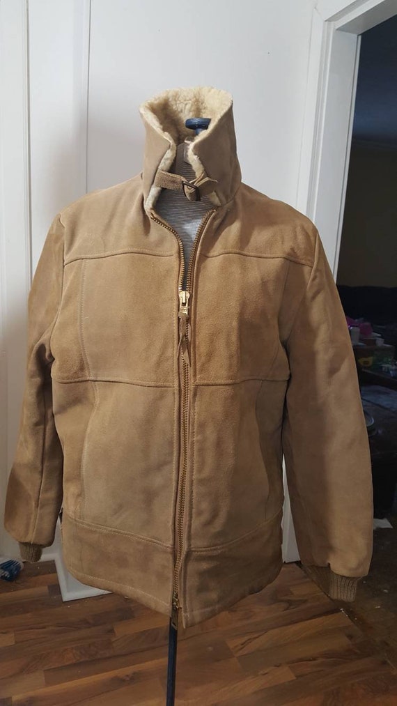 Vintage 1970s era mens leather jacket. London Fog… - image 2