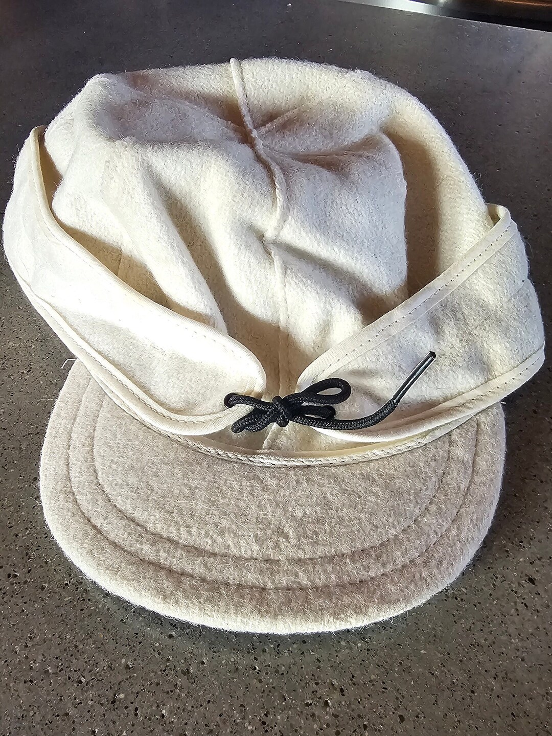 Stormy Kromer Wool Trapper Style Hat/cap. Creamy White. Size 7 Etsy