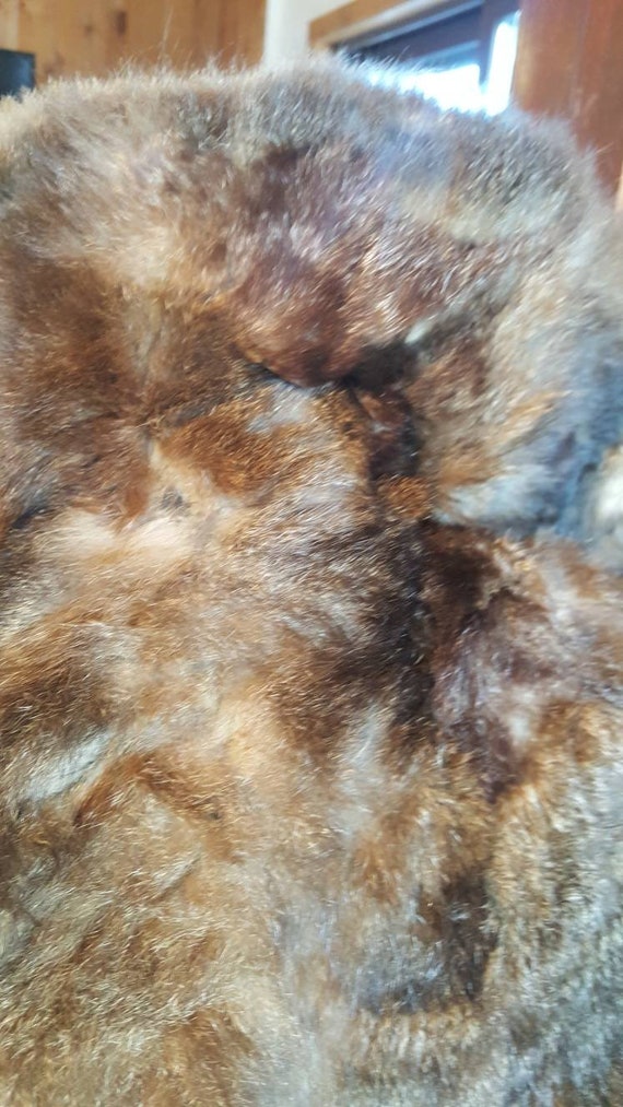 Vintage genuine rabbit fur womens coat Andersons … - image 5