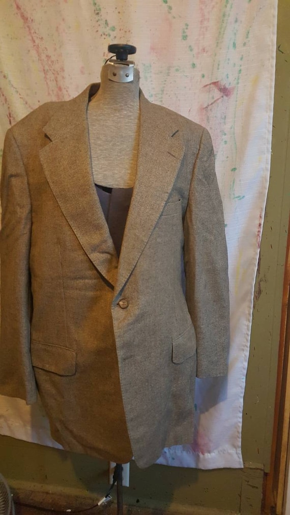 Vintage 1980s era mens three piece suit by Halsto… - image 1