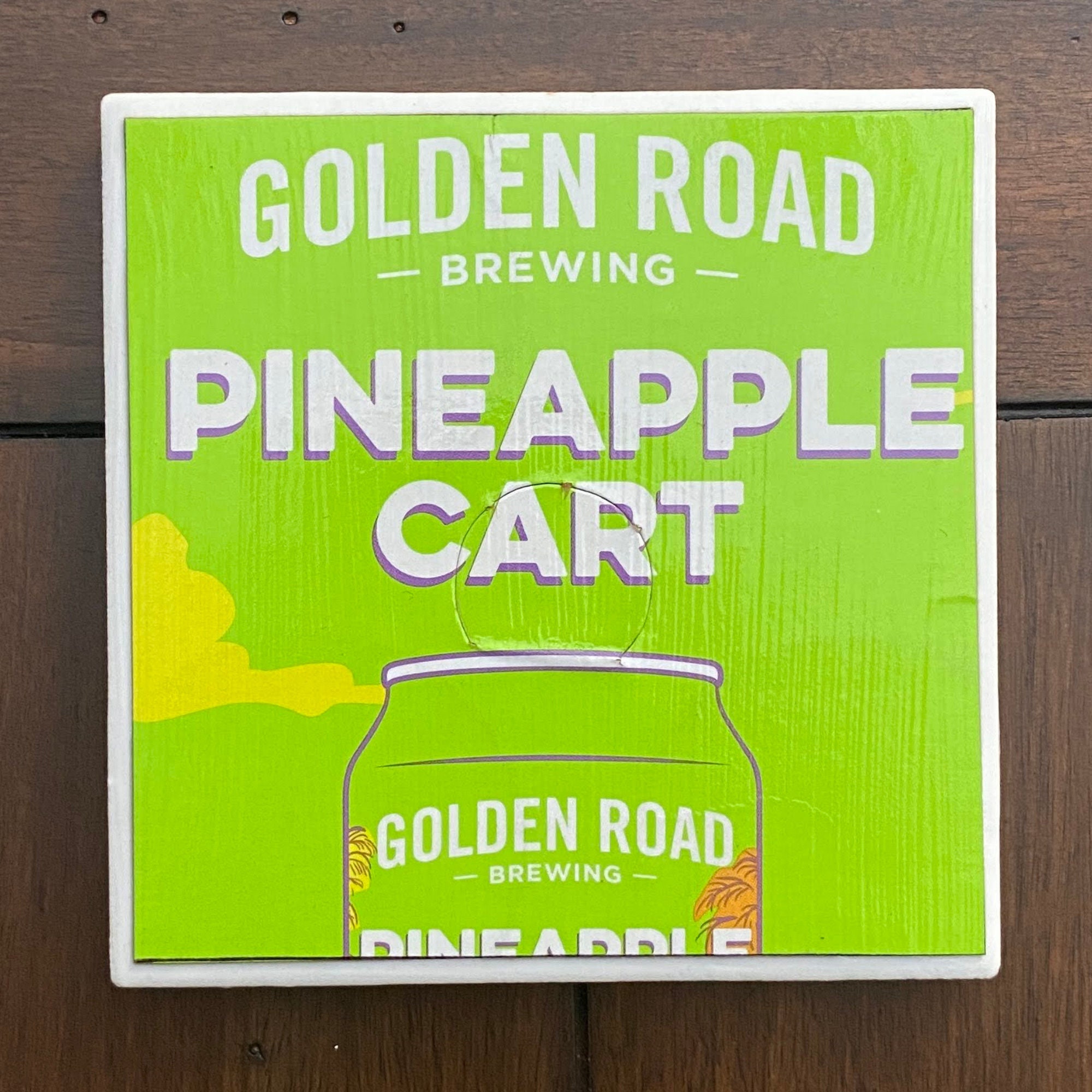 Golden Road Pineapple Cart 4pc Etsy