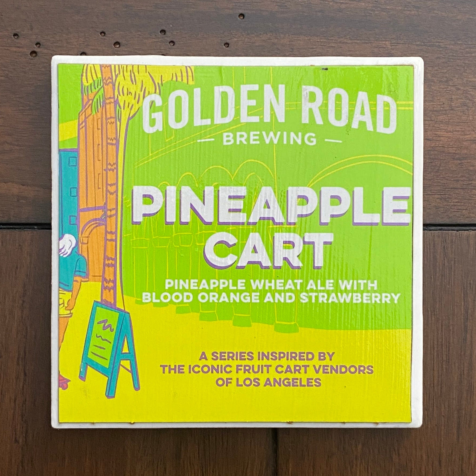 Golden Road Pineapple Cart 4pc Etsy