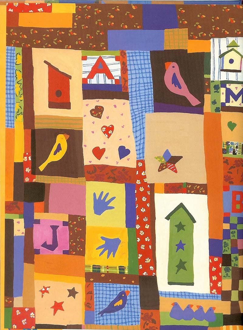 Bird House Quilt Etsy