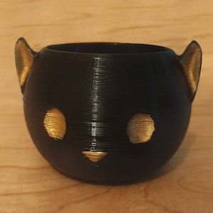 Gato, Maceta, Impreso en 3D, Lindo, Regalo para amantes de los gatos, Adorable, Maceta de gatito, Maceta de animal, Maceta, Regalo, Gatito, Kawaii,