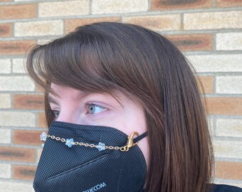 Crystal Stars Mask Chain