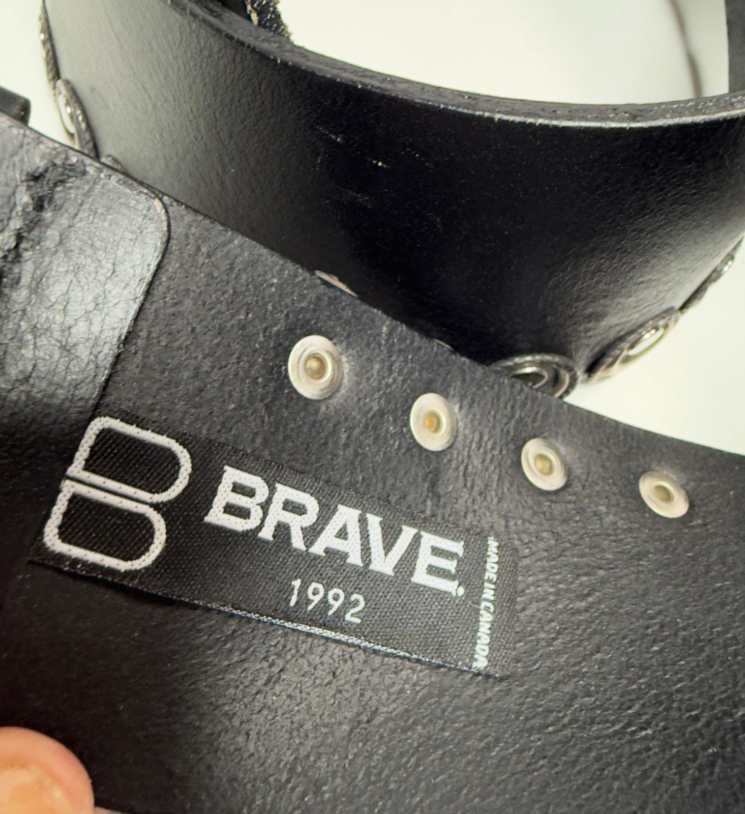 Brave made in Canada Wide Leather Hip Waist Belt size 38 Brave Made in Canada Wide Leather Hip Waist Belt Size 38 - Etsy main image 3