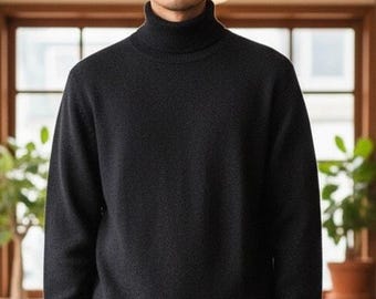 Vintage Battaglia Cashmere Turtleneck Sweater Excellent! Size 46IT/S-M US