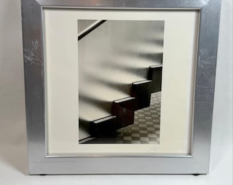 Jim Laser Signed Framed Photo Print A812 Stairs, Axis Building, Roppongi, Tokyo 12”