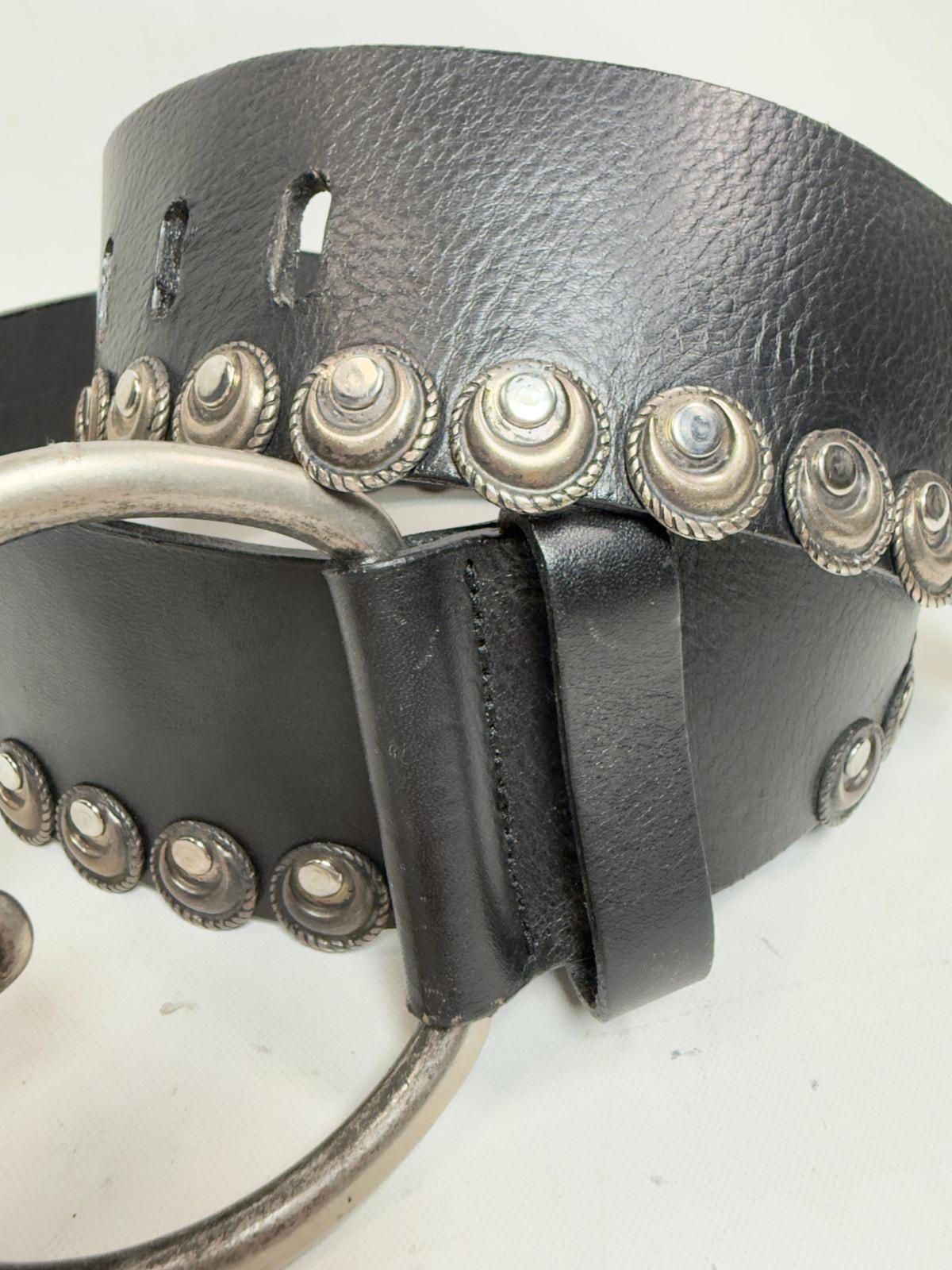 Brave made in Canada Wide Leather Hip Waist Belt size 38 Brave Made in Canada Wide Leather Hip Waist Belt Size 38 - Etsy main image 4